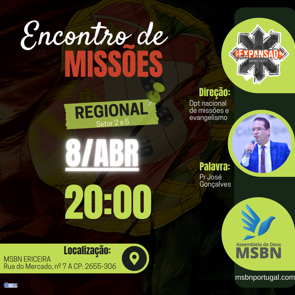 Enc. Missões Regional Set 2 e 5